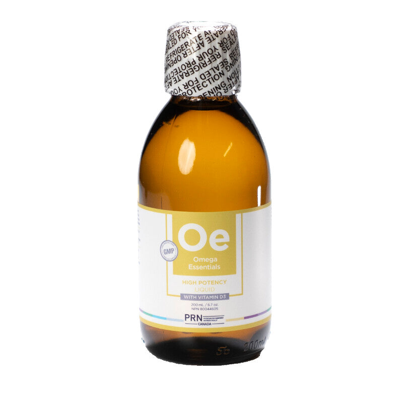 Omega Essentials high-potency liquid omega-3, 200 mL bottle