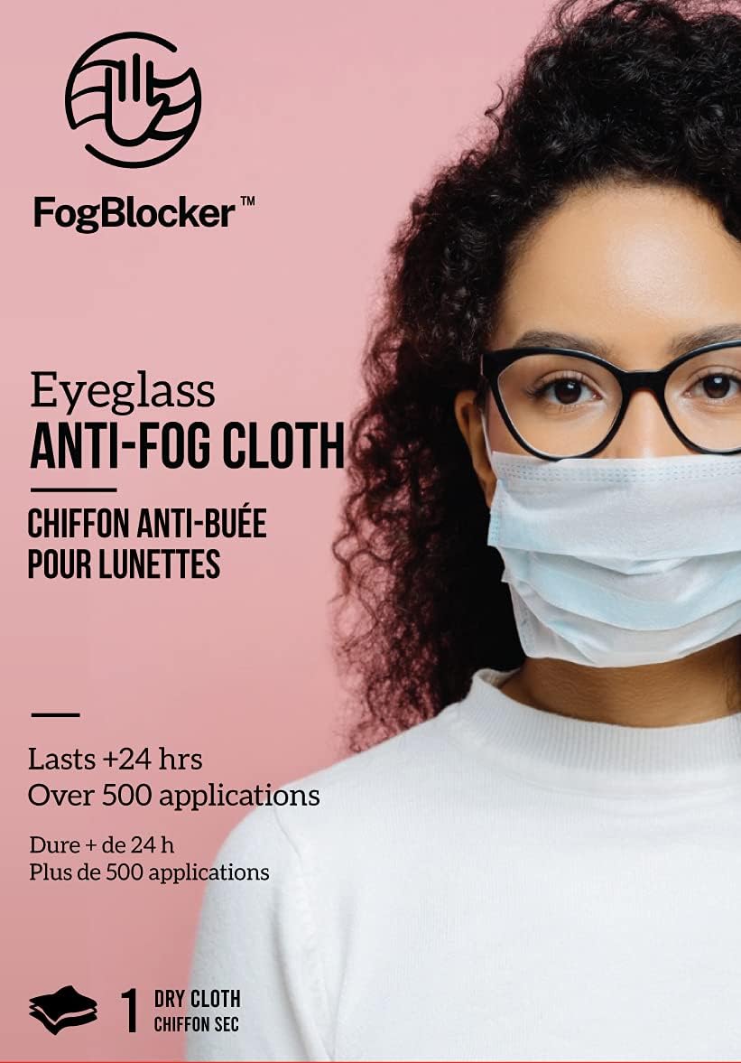 Eyeglasses anti-fog microfiber cleaning cloth