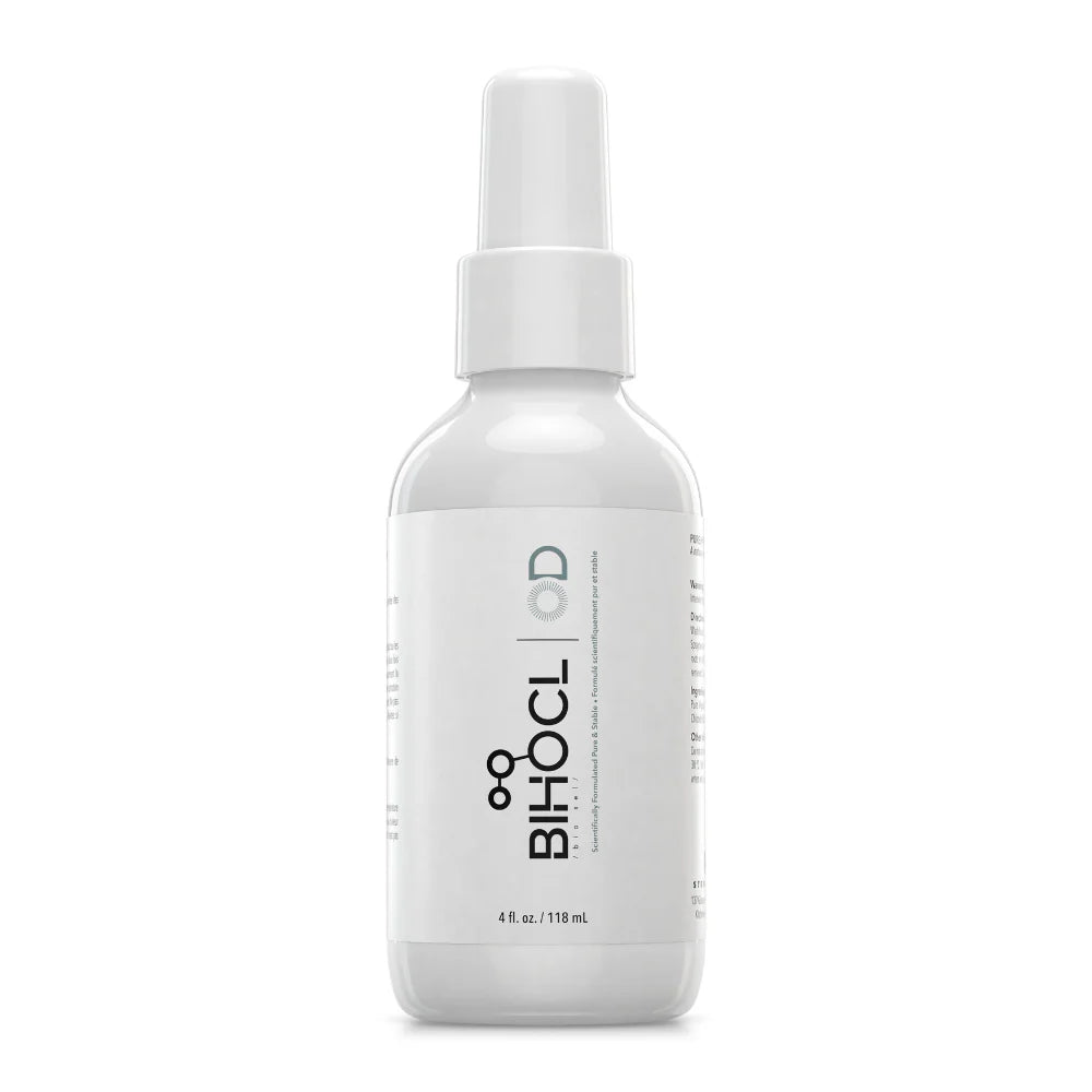 BIHOCL O.D. premium daily eye cleanser spray, 120 mL bottle