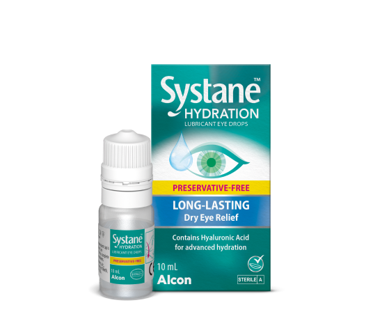 Systane Hydration preservative-free lubricant eye drops
