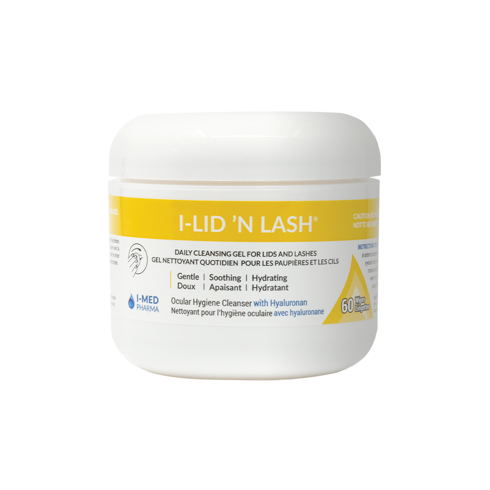 I-Lid 'N Lash pre-moistened eyelid cleansing wipes
