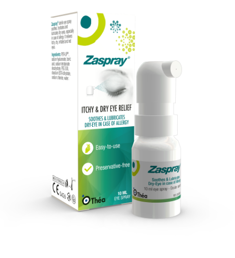 Zaspray itchy and dry eye relief liposomal spray
