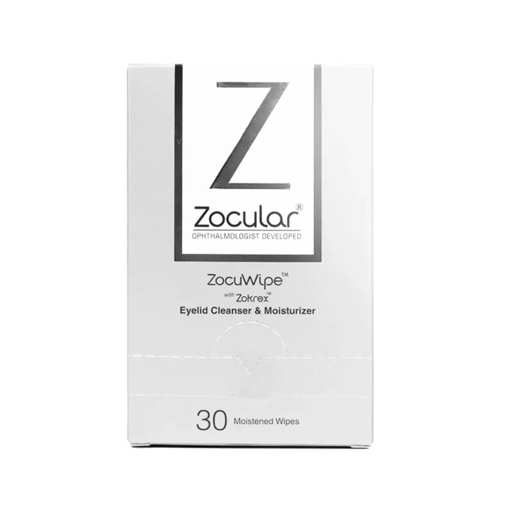 ZocuWipe eyelid cleansing wipes by Zocular
